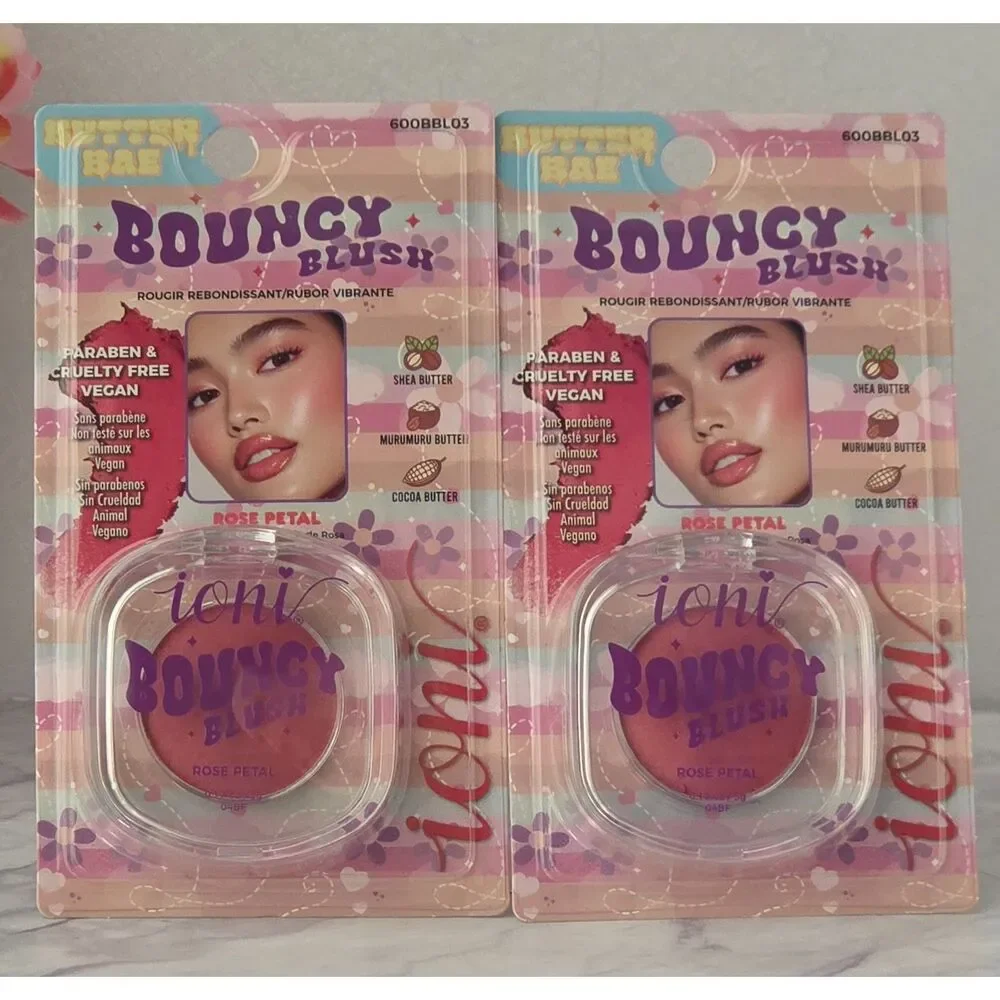 IONI Butter Bae Bouncy Blush Rose Petal 2 Pack 0.17 oz Each New